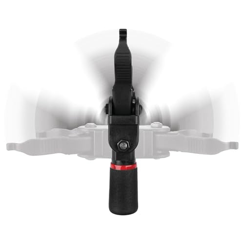 Performance Tool W83116 Multi Angle Quick Connector Clip Tool | Automotive fuel line and electrical connector removal. Spring loaded jaws. 90 degree flexing cushion grip