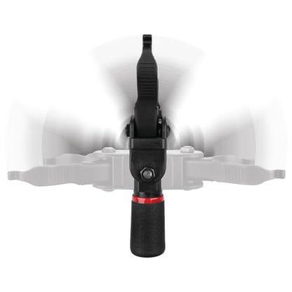 Performance Tool W83116 Multi Angle Quick Connector Clip Tool | Automotive fuel line and electrical connector removal. Spring loaded jaws. 90 degree flexing cushion grip