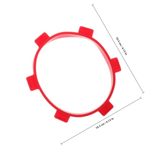 Mikikit Rc Tire Band Tool and Mounting Clamp for Rc Cars and Trucks Red Rubber Glue Bands Replacement Compatible with Short Truck and Camper Tires Essential Wheel Adhesive Accessory