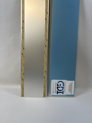 Protection Plates/Push Plates (Aluminum, 4 x 16) - color: Aluminum, size: 4 x 16