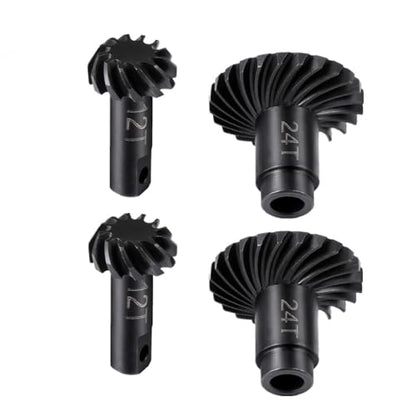 2 Sets 12-24T Diff Gears for Tra-xxas TRX4M Bronco Defender F150 | K10 1/18 RC Crawlers Upgrades Parts Helical Differential Gear Set - style: 2set 12-24T