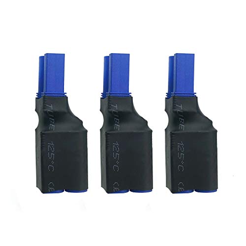 3pcs EC5 Series Connector RC Battery Adapter Adapter for RC Quadcopter Multirotor Losi/E-Flite - style: EC5 Series Connector
