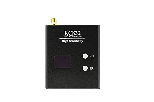 WR832 5.8GHz 40CH Wireless FPV Audio Video Receiver for Racing Drone and Multicopter