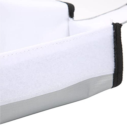 Fireproof Explosion Proof Lipo Battery Bag, Safety Storage Charging Pouch, High Tech Material Bag with Lithium Batteries, 190x75x80mm (Silver)