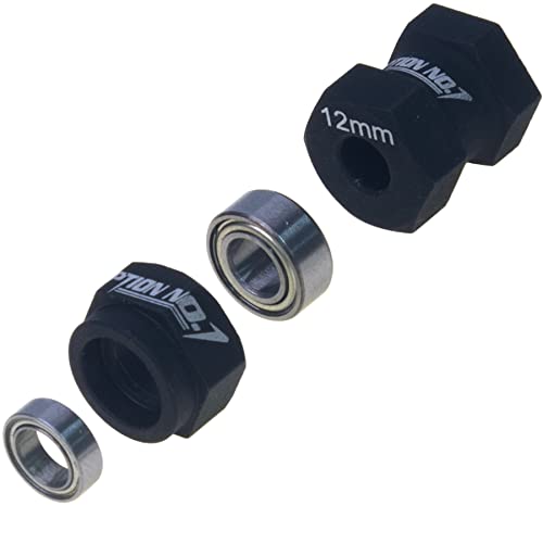Aluminum 12mm Tire HEX Adapter Locking Hub for 1/10 Tamiya Grasshopper/Hornet/Frog/Wild One/Grasshopper 2 RC Car Parts