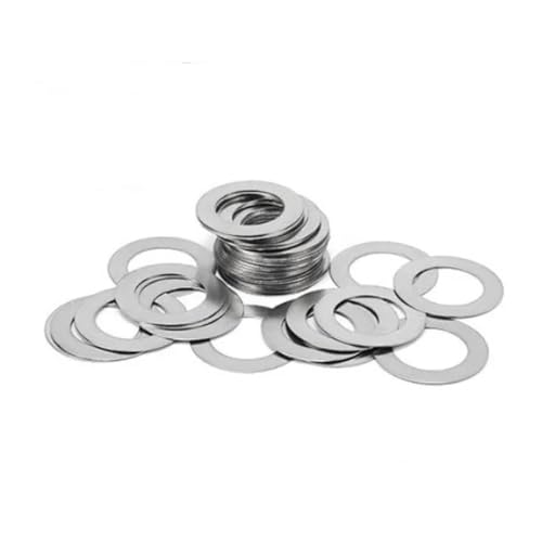 Metal shims, 10/20Pcs,Ss 304 Super Ultra Thin Flat Washer Shim Plain Gasket M9 M10 M12 M13/M14 M15 M16 M17 M18 M20 M22 M25 M30/Thick 0.30Mm/M14*20Mm 20Pcs(Thick 0.30mm,M10*18Mm 20Pcs)