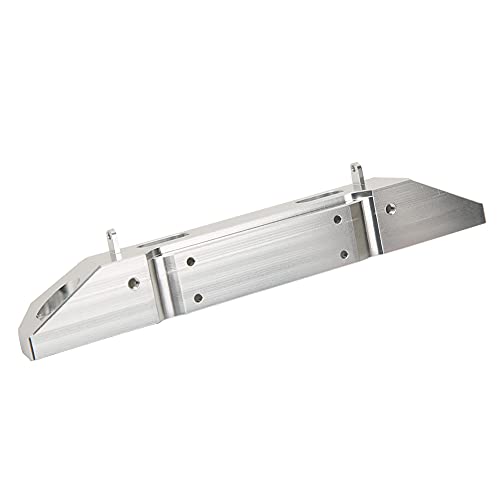 RC Aluminum Alloy Front Bumper for RGT 1/10 Truck, Front Anti - Collision Bar, Lightweight Durable Upgrade Part, Compatible with EX86100 Off - Road Rock Cruiser (Silver R86025S) - color: Silver R86025s