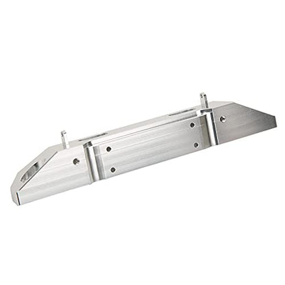 RC Aluminum Alloy Front Bumper for RGT 1/10 Truck, Front Anti - Collision Bar, Lightweight Durable Upgrade Part, Compatible with EX86100 Off - Road Rock Cruiser (Silver R86025S) - color: Silver R86025s