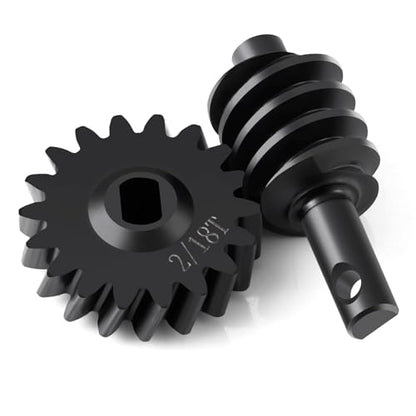 Axle Gear Overdrive Worm Differential 13T 14T/12T 18T/13T 16T Steel Gear for AX24 Axial SCX24 C10 JLU Gladiator Bronco 1/24 RC Crawler Car Upgrade Parts (12T 18T) - size: 12T 18T