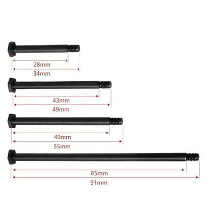 RC Car Suspension Arm Pin Accessory, 45 Steel Front Rear Suspension Arm Pin, for TRAXXAS 1/5 6S 8S 1/6 XRT