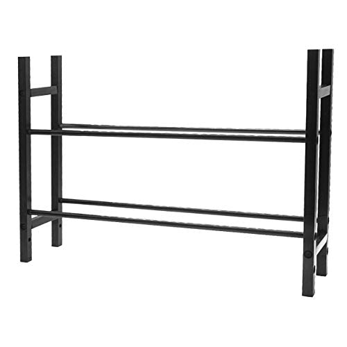 Share Goo RC Car Metal Tire Rack Wheel Tyre Storage Shelf Compatible with Traxxas TRX-4 Axial SCX10 D90 RC Crawler Car 1.9inch 2.2inch Wheel Rim (Black) - color: Black