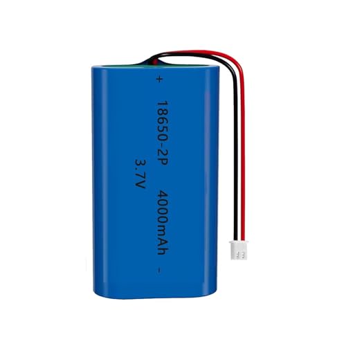 3.7V 4000mAh Rechargeable Lithium Ion Battery Pack Li-ion Cell XH2.54-2P Plug for Remote Control Cars DIY Replacement - color: No Charger Cable, size: 1PC
