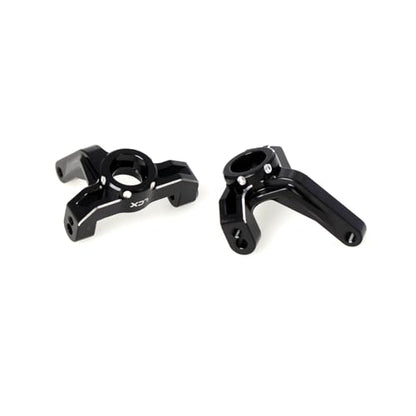 LCX Racing RC Car CNC Machined Aluminum Front Steering Knuckle Spindle Set for 1/10 LOSI 22S, Upgrades Parts Accessories