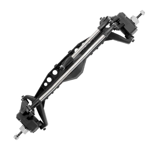 STMU 1/10 RC Crawler Front & Rear Plastic Currie F9 Portal Axle Set – Complete Upgrade for Axial Capra UTB10 1.9 UTB Models (Front Axle Assemble)