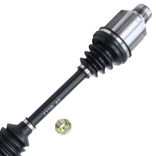 Detroit Axle - 4CYL 2pc Front CV Axles for 2006-2009 Ford Fusion 2003-2008 | Mazda 6 2006-2009 Mercury Milan, 2004 2005 2007, Driver and Passenger Side CV Axle Shafts Assembly Replacement - size: 110B_AX _ 111B_AX-V1/Pair