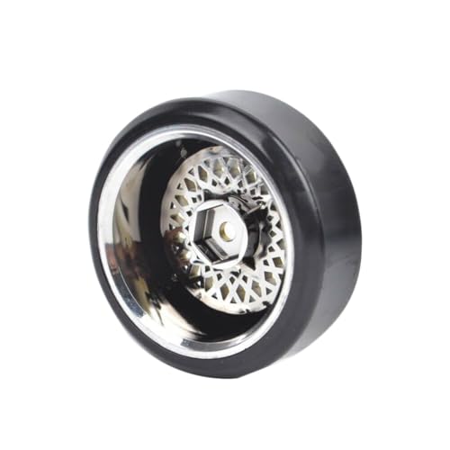 4Pcs 1/10 Drift Car Tires Hard Tyre and Wheels Rims for Tamiya Traxxas YOKOMO HSP Redcat HPI Kyosho On-Road Drifting Cars