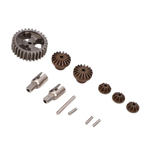 Metal RC Differential Gear Set, Sturdy Structure, Enhanced Handling, Acceleration Boost, Upgraded Differential Assembly,