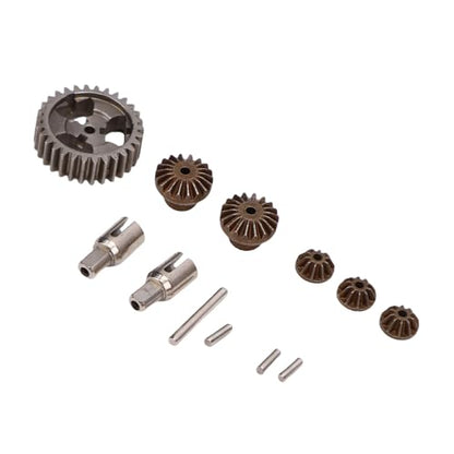 Metal RC Differential Gear Set, Sturdy Structure, Enhanced Handling, Acceleration Boost, Upgraded Differential Assembly,