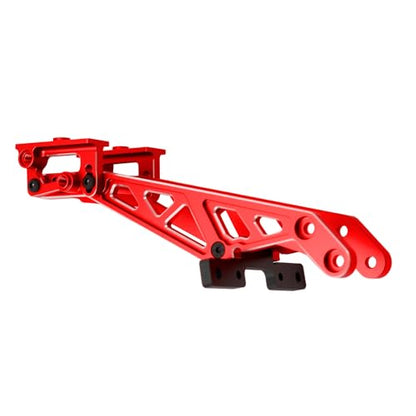 Aluminum RC Rear Wing Mount Upgrades for 1/8 Arrma Kraton V6 6S BLX EXB,Notorious 6S BLX,Replace#ARA320758 (Red) - color: Red