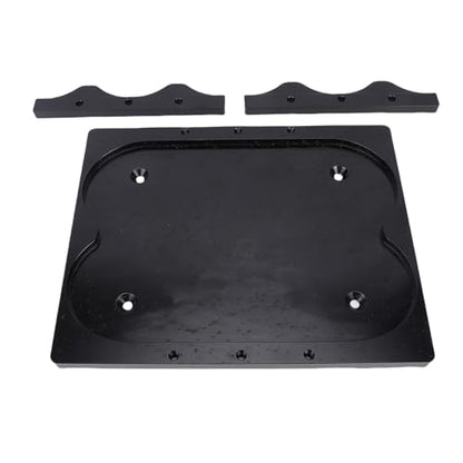 Battery Billet Pallet Battery Tray Battery Mount 6061-T6 Aluminum Alloy Anodized Universal Replacement for Optima 34 78 Batteries with High Strength Secure Installation