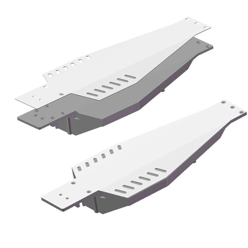 Aluminum Chassis Protector Skid Plate for 1/10 Traxxas Slash 2WD Rustler Bandit Replace Chassis VXL Upgrades
