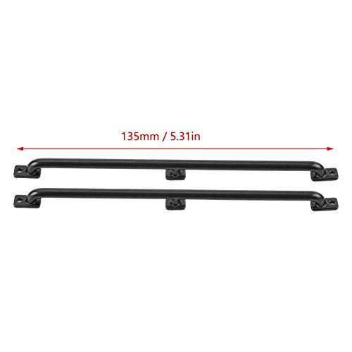 Body Shell Left/Right Metal Handrail for 1/10 Scale Rc Crawler Car Upgrade Accessory