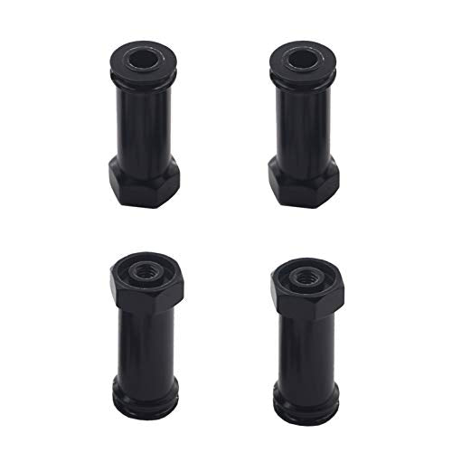 Aluminum 12mm Wheel Hex Hub Adapters 25mm/30mm Extension Longer Combiner Compatible with Traxxas Slash 4x4 HQ 727 1/10 RC Car (30mm) - size: 30mm