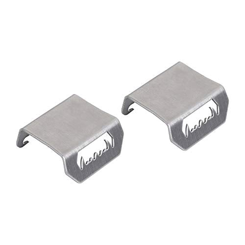 Stainless Steel Front Rear Axle Protective Skid Plate for Axial SCX10 III AX103007 and Axial Capra 1.9 UTB 1/10 RC Crawler Car