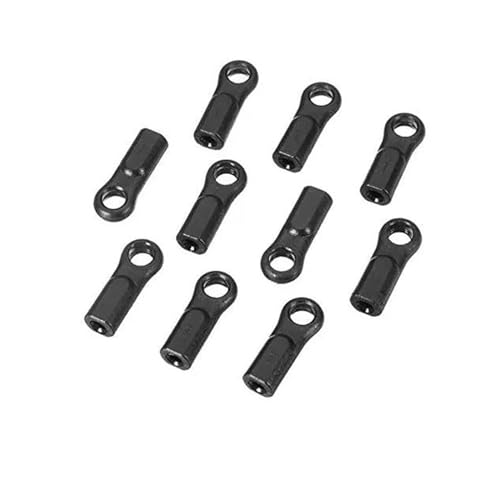 RC Tie Link Rods Compatible with JLB for Racing for Cheetah 11101 21101 J3 for Speed 1/10 RC Car Parts 10pcs Rod Ends Link Balls Head Linkage Joint