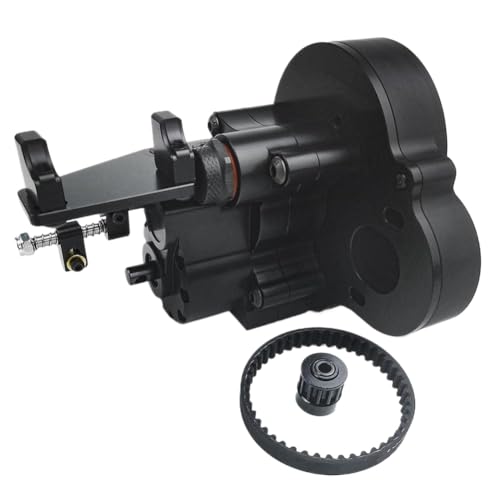 Reverse Gearbox with Transmission Belt and 2-Speed Function for 1/10 RC Crawler Cars Compatible with Wraith 90048, 90027, 90028