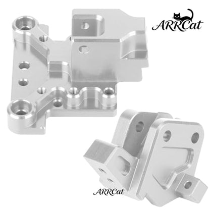 Rear Brace and Wing Bracket Upgrades Part for 1/8 Kraton 6S V6-(ARA8708V6/ARA8608V6),Notorious 6S V6-(ARA8611V6),RC Aluminium Rear Brace & Wing Bracket,Replace(ARA320757),Silver - color: Silver - (Aluminium Upgrades Part)