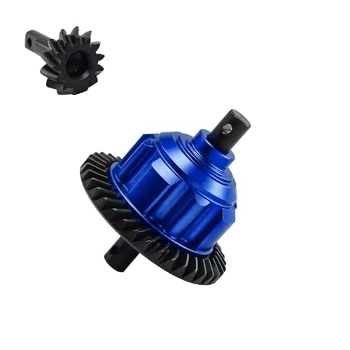 RC Car Toys For Traxxas For Maxx For Slash For UDR For WideMaxx 1/10 1/8 Full Set Front Rear Center Metal Differential 37T 13T Steel Gear(Front blue) - color: Front blue