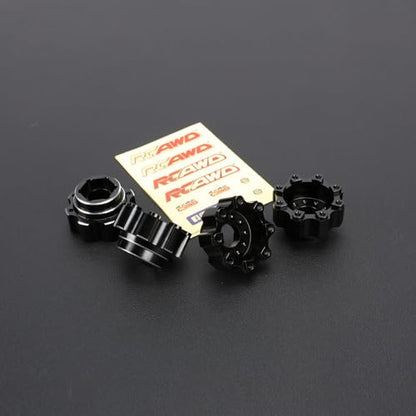 RCAWD for Pro-Line 1/8 8x32 to 17mm 1/2" Offset Aluminum Wheel Hex Adapters Upgrades Parts #PRO635300 - size: 17mm 1/2" Offset