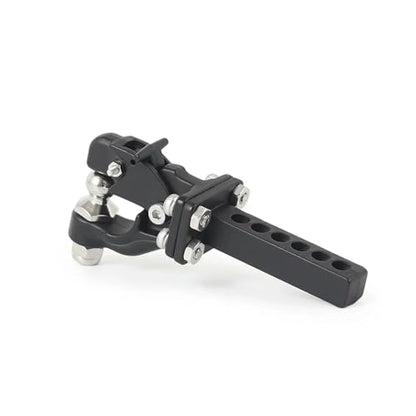 AMK 1/10 Scale RC Trailer Hitch Tow Hook, RC Trailer Hitch Receiver for RC Crawler Redcat GEN 8 Scout II CC01 TF2 TRX4 Axial SCX10 90046 (Hook) - color: Hook