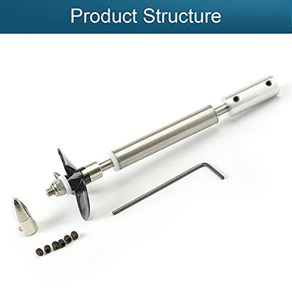 Heyiarbeit Drive Shaft Fit for 2.3mm Motor Shaft w Propeller and Universal Joint for RC Boat, L100mm Shaft, L50mm Sleeve, D36mm Propeller - size: 2.30MM