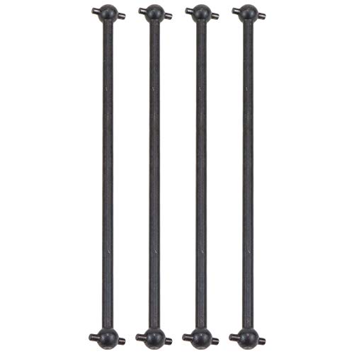 4-Pack Front/Rear Driving Dogbone Shaft 100MM Long 538104 Compatible with 1/10 RC Model Car Spare Parts (Black) …