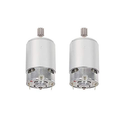 2 Pcs 550 24V 40000RPM Electric Motor for Kids Ride On Car, RS550 24 Volt Motor Gearbox Accessories for Children Ride On Toys Replacement Parts