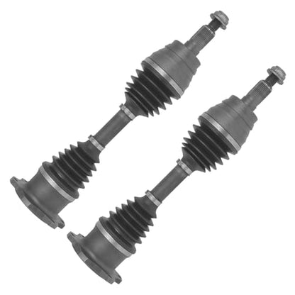 Detroit Axle - Pair Front CV Axles for Chevrolet Silverado GMC Sierra 2500 | 3500 HD Avalanche Suburban Yukon XL 2500 Hummer H2, CV Axle Shafts Assembly Replacement - size: D-0038x2/Pair