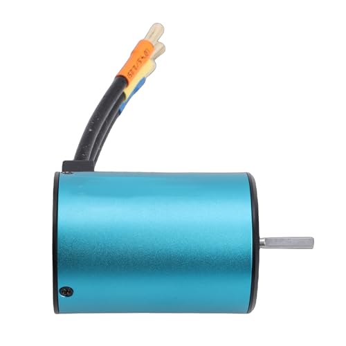 3650 Brushless Motor, Aluminum High Speed Sensorless 4000KV RC Motor, Lightweight Durable for 1/10 Scale RC Cars Trucks Buggies Off-Road Racing Enthusiasts