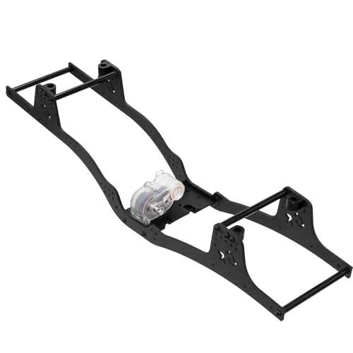 LCG Metal Transmission Gearbox with Motor Gear for SCX10 TRX4 RC4WD Capra 1/10 RC Crawler Upgrade Part (Transparent)
