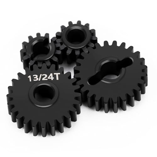 Overdrive 15/22T Underdrive 13/24T Steel Portal Gears Set | for 1/18 RC Crawler Redcat Ascent-18 Upgrade