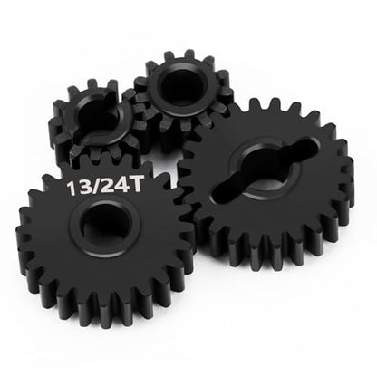 Overdrive 15/22T Underdrive 13/24T Steel Portal Gears Set | for 1/18 RC Crawler Redcat Ascent-18 Upgrade