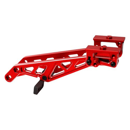 Aluminum RC Rear Wing Mount Upgrades for 1/8 Arrma Kraton V6 6S BLX EXB,Notorious 6S BLX,Replace#ARA320758 (Red) - color: Red