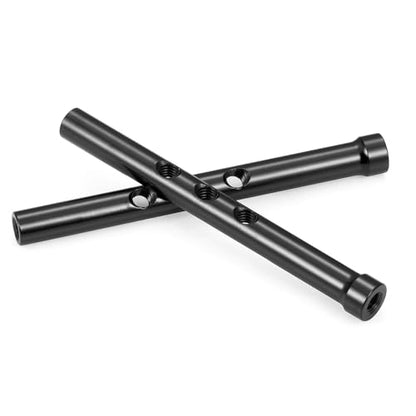 MORLORDY Aluminum RC Body Posts Set for 1/10 Yokomo TT01 TT01E TT02 Sakura D4 D5 RC Drift Racing Car Upgrade Parts (Long - Black) - color: Long - Black