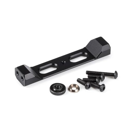 1/10 Carbon LCG Chassis Kit with Molded Bed Sliders Delrin Skid Plate Dual Servo Mount for SCX10 AR44 AR45 Capra F9 TRX4 Axle Gspeed V4 Chassis GS-FS Chassis G-Shot Chassis (Front Body Mount) - color: Front Body Mount