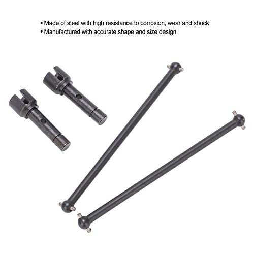 1 Pack CVD Drive Shaft Universal Metal Rear Drive Shaft Set for YK 4012 4013 RC Vehicle, High - Strength Steel Dogbone Axle Replacement for Remote Control Cars