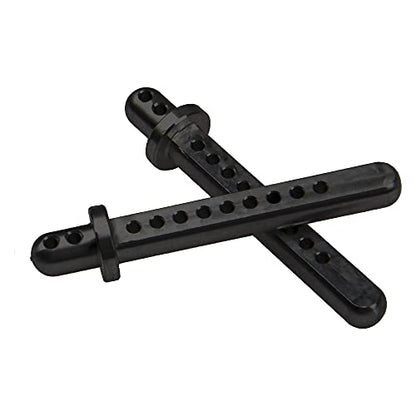Aluminum Alloy RC Body Post Mounts Compatible with Axial SCX10 1/10 4WD RC Crawler Cars (Black) - color: Black