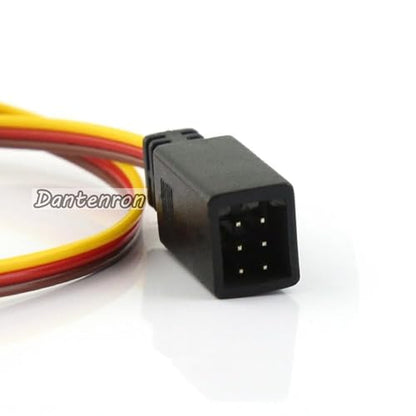 RC JR Style Servo Splitter Cable,1 Male to 2 3 4 5 6 Female Y Harness Leads Y Splitter Lead Wire for 1/8 1/10 1/24 Crawler Truck Car Airplane Drone Receiver Servo ESC (1 Male to 2 Female) - style: 1 Male to 2 Female