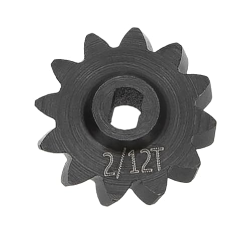 MEUS Racing SCX24 2-12T Overdrive Differential Gear Helical Diff Gears Set for Axial SCX24 Deadbolt C10 JLU Gladiator Bronco 1/24 RC Crawler Car Upgrade Parts, 2 Sets - size: 2-12T
