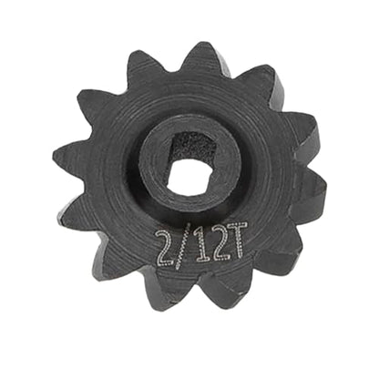 MEUS Racing SCX24 2-12T Overdrive Differential Gear Helical Diff Gears Set for Axial SCX24 Deadbolt C10 JLU Gladiator Bronco 1/24 RC Crawler Car Upgrade Parts, 2 Sets - size: 2-12T
